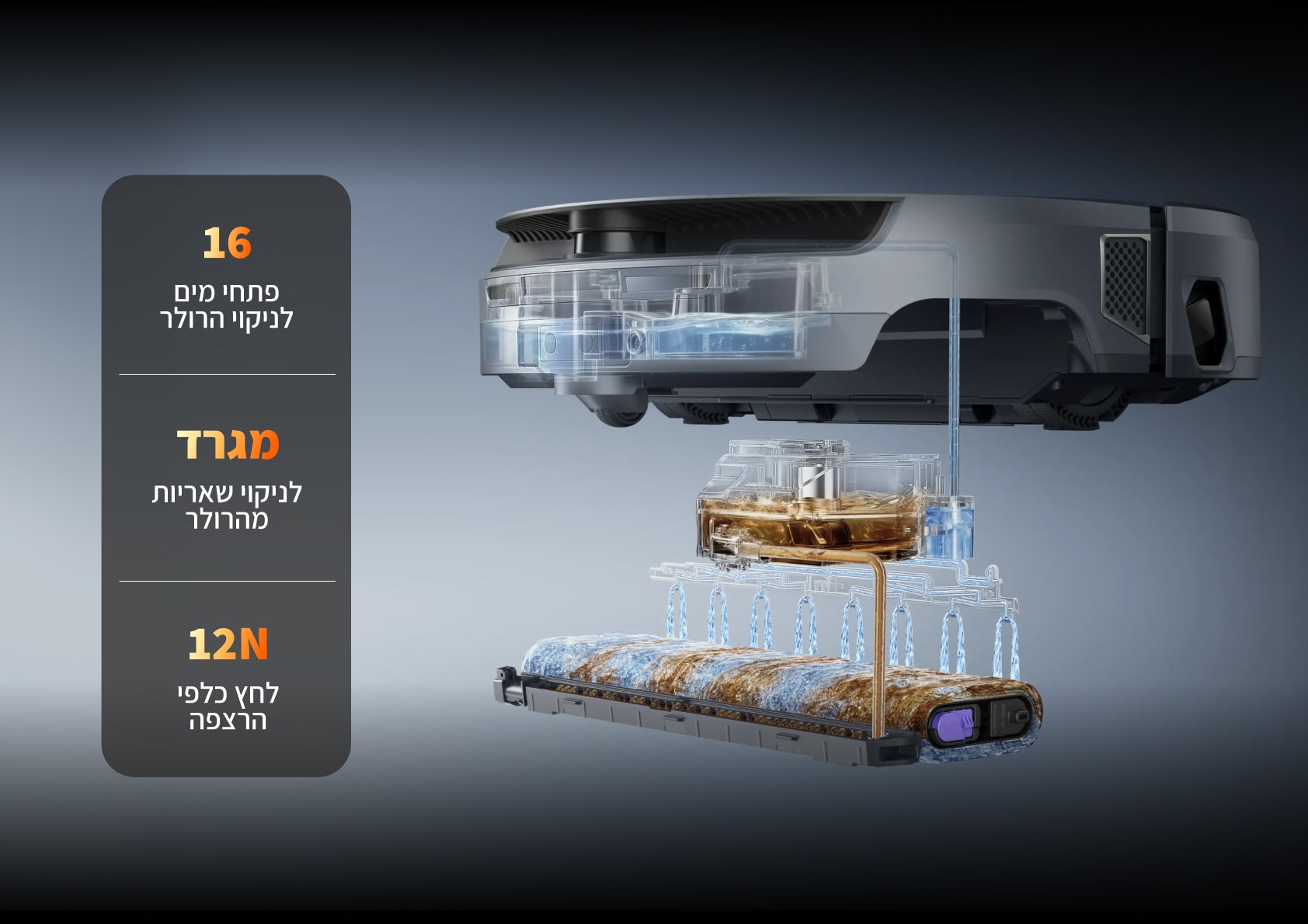 שואב אבק רובוטי שוטף  Narwal Flow 2 feature image