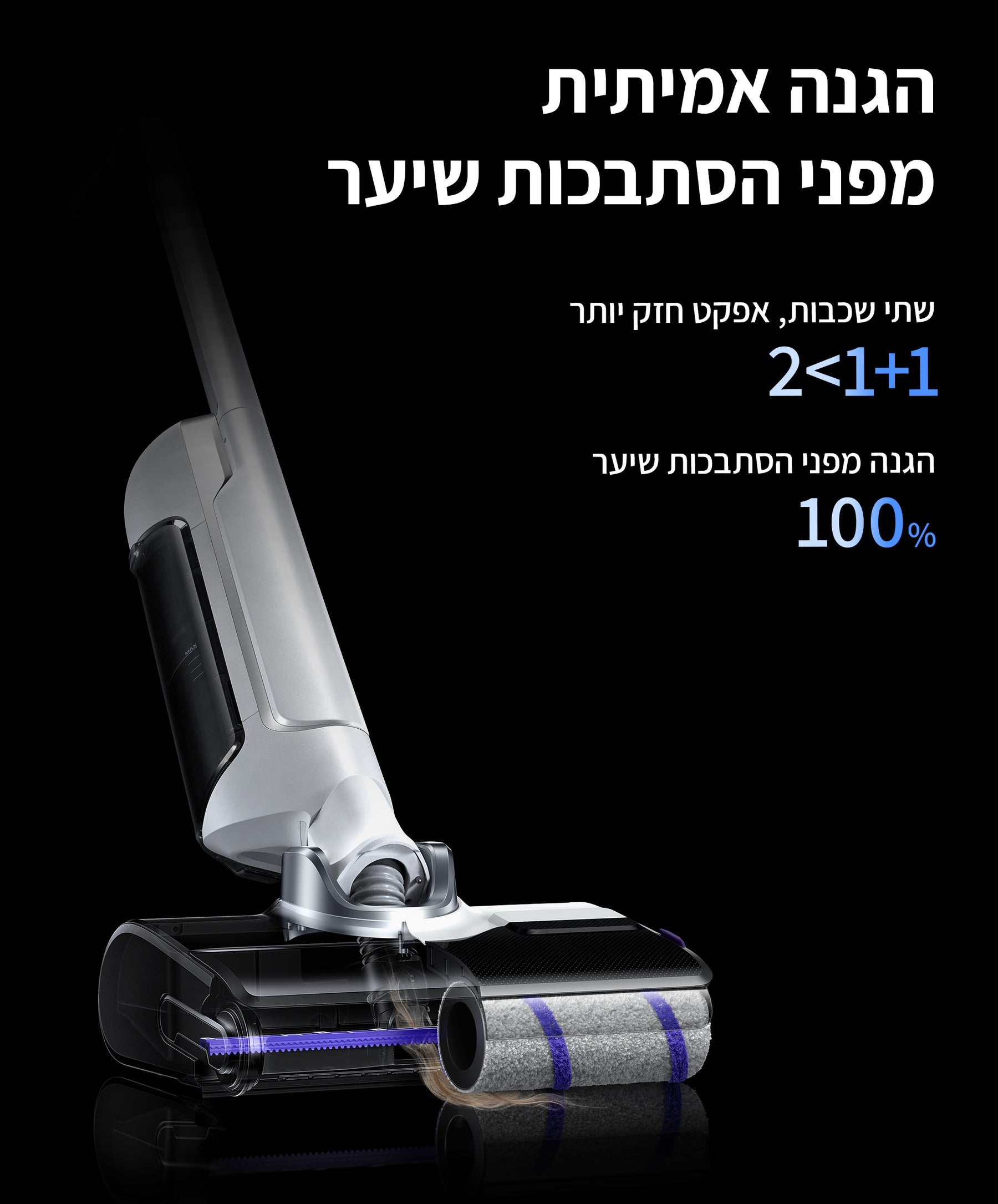 שואב אבק אלחוטי & שואב שוטף Narwal S20 לבן feature image